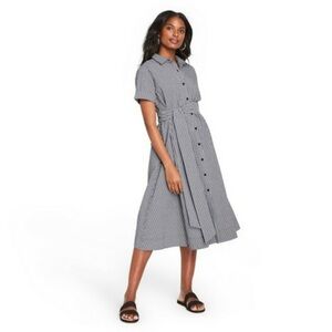 Lisa Marie Fernandez for Target Black & White Gingham Dress - M